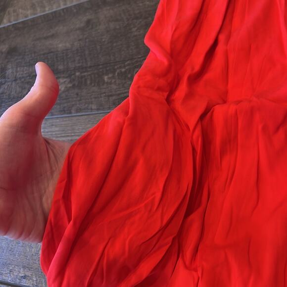 NWT Ava & Viv Red Button Front A-Line Fit & Flare Summer Dress Size 2X - Picture 8 of 13